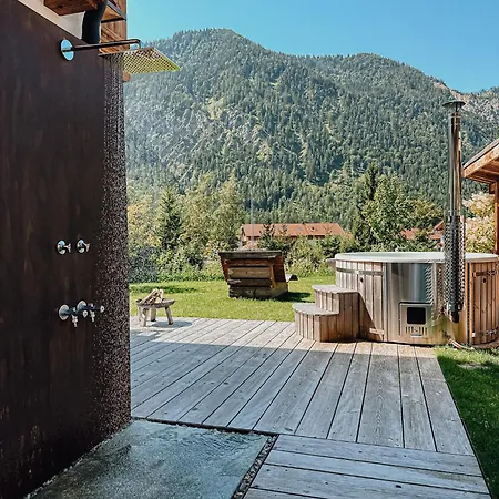 Nordic Mit Privatem Whirlpool Und Sauna Chalet Bayrischzell